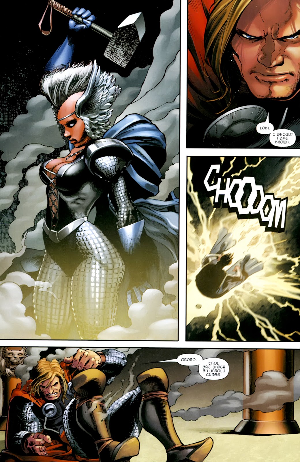 In 'X-Men: To Serve And Protect' (2011) #3, Storm uses Stormcaster to transform into the Goddess of the Storm.