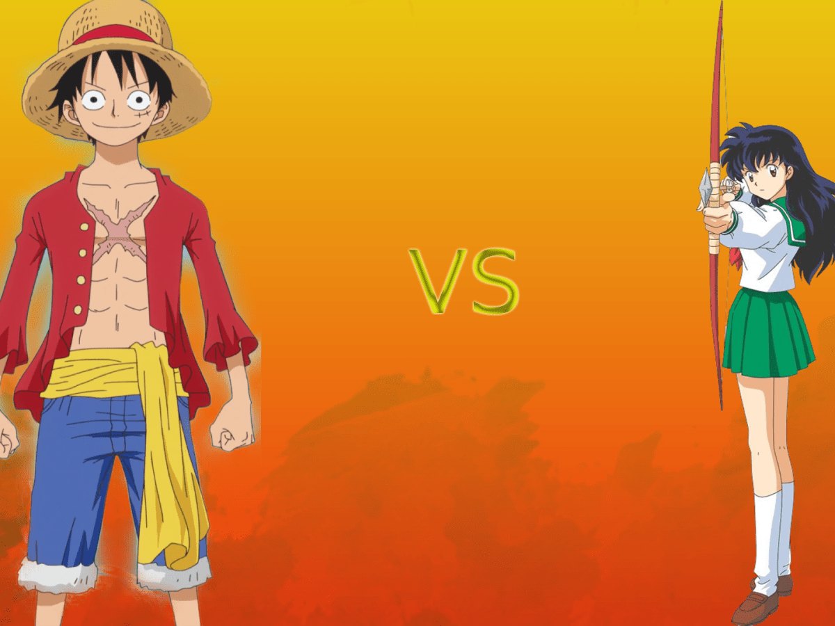 Anime/Manga: Luffy in Gear 1 vs Kagome with Sacred Arrows